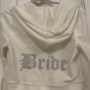 Juicy Couture Bride Tracksuit Cream